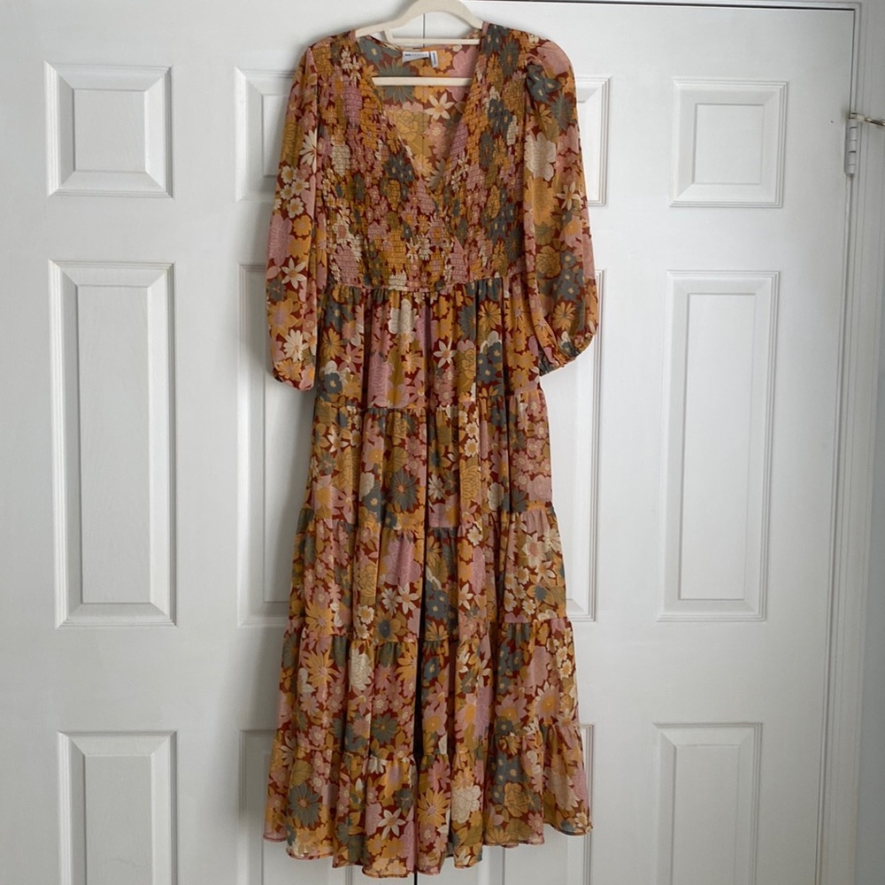 ASOS Design floral maxi dress-